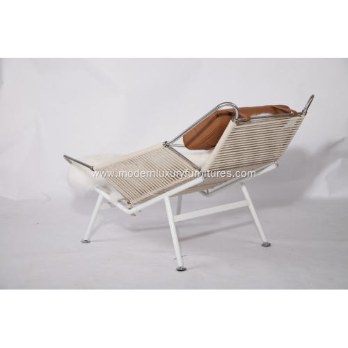 Flag Halyard Modern Lounge Chair
